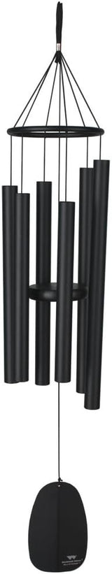 Woodstock Chimes Signature Collection, Bells of Paradise, Black 32"", Decor Designs Wind Chimes for Outdoor, Patio, Home or Garden Décor (BPMK)