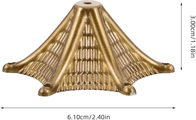 KICHOUSE Wind Chime Accessories 2.40 Inch Wind Bell Caps Replacement Parts for DIY Outdoor Garden Chimes Toppers and Windchime Craft Supplies Set of 10