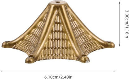 KICHOUSE Wind Chime Accessories 2.40 Inch Wind Bell Caps Replacement Parts for DIY Outdoor Garden Chimes Toppers and Windchime Craft Supplies Set of 10