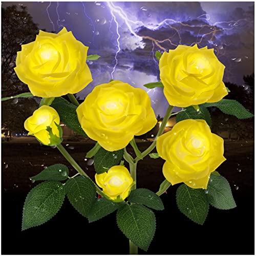 Solar Flower Garden Stake Lights