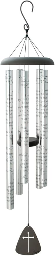 Carson Home Accents Sonnet Wind Chime, 44-Inch, Footprints in the Sand