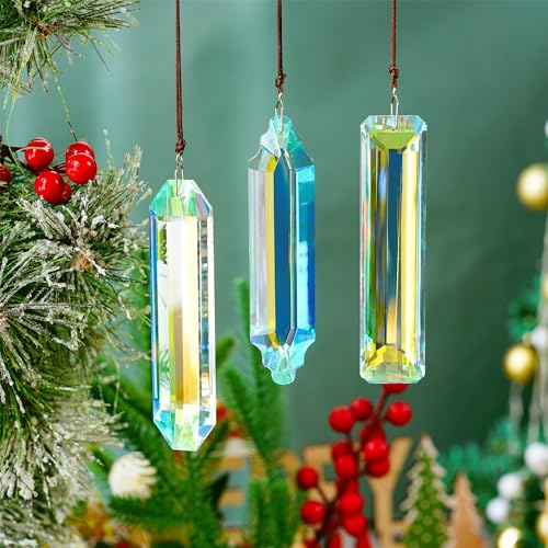 Crystal Suncatcher Prism - Rainbow Maker (3-Pack)