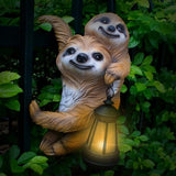 Sloth Garden Statue - Solar Light, Waterproof Outdoor Decoration