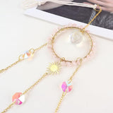 Crystal Sun Catcher, Natural Rose Quartz Crystal Suncatcher Hanging for Indoor Window, Dream Catchers for Car, Spiritual, Rainbow Maker