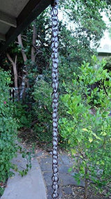 Nutshell Stores Double Loops Rain Chain - Bronze - 15 Feet