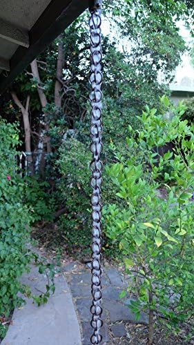 Nutshell Stores Double Loops Rain Chain - Bronze - 16 Feet