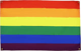 AZ FLAG Rainbow Flag 150 x 90 cm with 4 Eyelets for Balcony or Wall