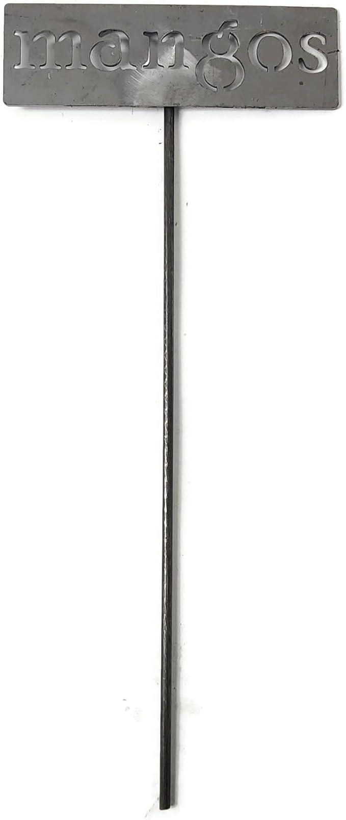 Classic Metal Garden Markers 19 Inches Tall (mangos, Raw, Unfinished Steel (will rust with time))