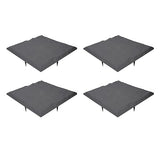 Keenso Unique Textured Stepping Stones, Weatherproof Garden Decoration for Outdoor Walkways (Gray)