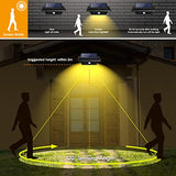 Solar Gutter Lights - 25 LED Warm White, Black (2pc)