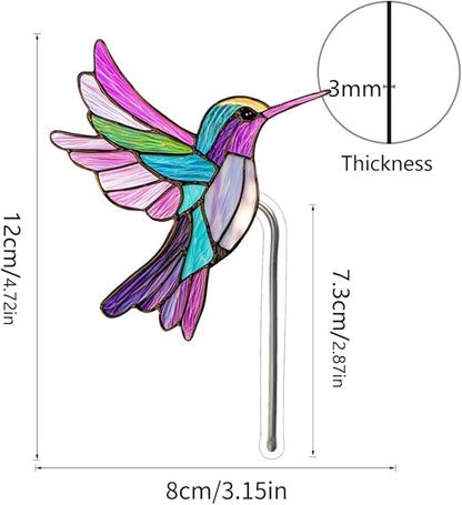 Hummingbird Gifts for Women Mom Grandma, Hanging Planter for Indoor Outdoor Garden, Bird Lover Plant Decor, Mothers Day Birthday Gifts from Daughter Son(4)