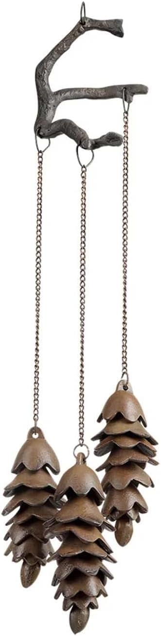 SPI Home Triple Pinecone Wind Chime