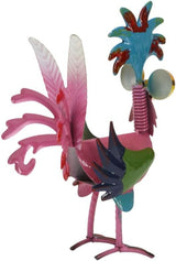 8'' Metal Rooster Garden Decor – Chicken Statues Sculpture, Outdoor Animal Ornaments Yard Art for Backyard Patio Lawn Home Kitchen Decor Outside Decorations, Wacky Decor Gifts for Chicken Lovers