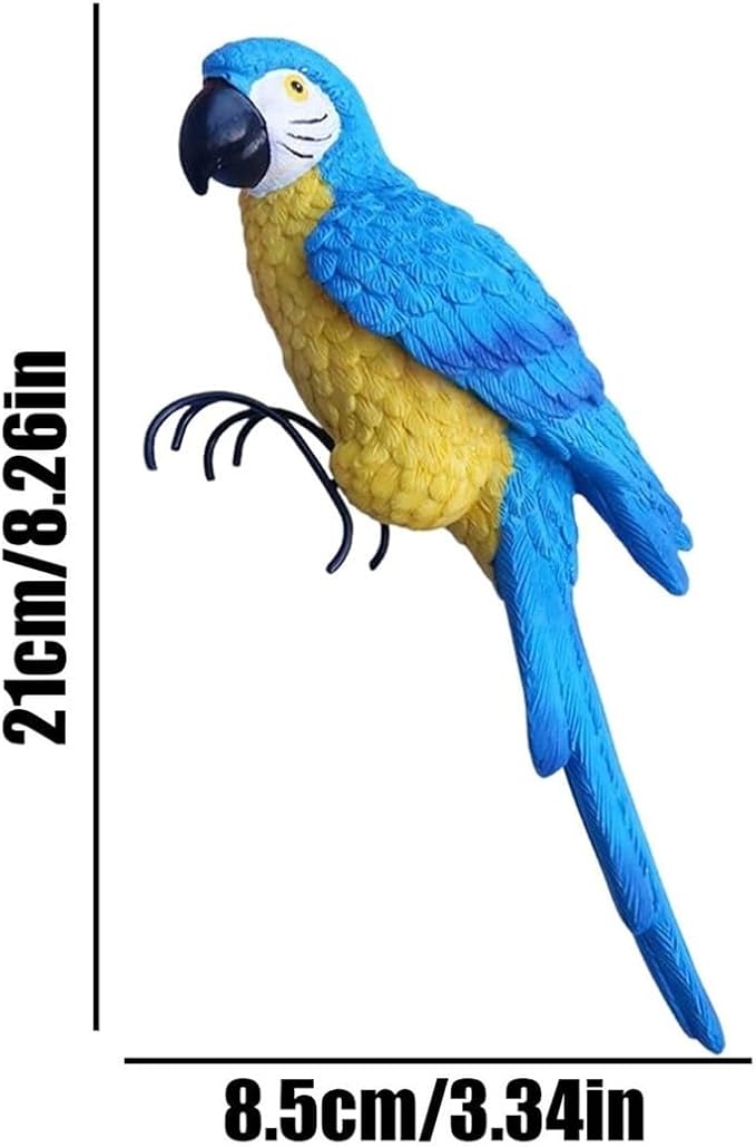 Garden Decor Resin Bird Statues Garden Decorative Sculptures Outdoor Decor Outdoor Decor(F)