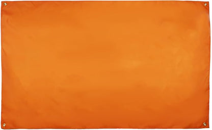 AZ FLAG Orange Flag 150 x 90 cm with 4 Eyelets Orange Flag for Balcony or Wall