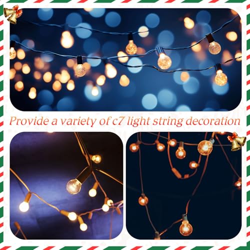 C7/E12 Christmas Light String (100ft) - UL Listed Spool Wire