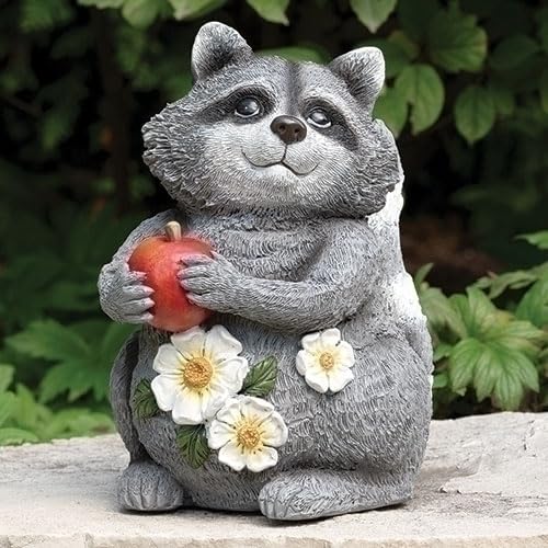 Roman 9.25 Inch H Raccoon Garden Statue