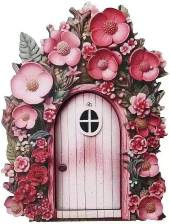 Miniature Fairy Garden Accessories for Wall Tree Fairy Garden Outdoor Decor with Stump (D)