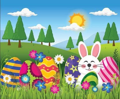 Madrona Brands Spring Easter Bunny Windsock for Outside 60-Inch | Durable Outdoor Decorative Hanging Wind Sock Flag | Yard, Garden, Deck, Patio