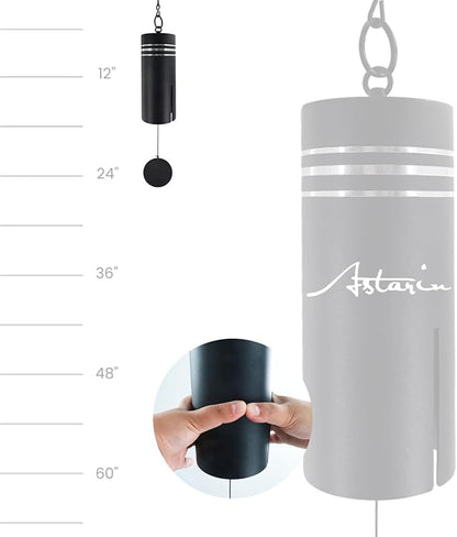 ASTARIN Wind Chimes Deep Tone Heroic Windbell Deep Resonance Serenity Bell Outdoor Decor for Patio,Yard,Porch,Garden