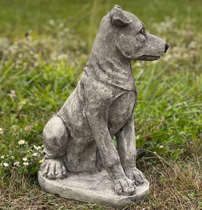 Jack Russell Terrier Statue Life Size Dog Sculpture Jack Russell Figurine Dog Garden Statue