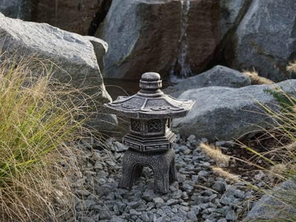 Amazing Pagoda Lantern Outdoor Statue Zen Garden Decor Concrete Japanese Stone Lantern Chinese Pagoda