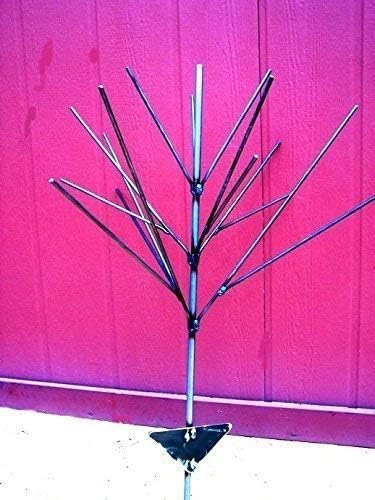 USA Classic Bottletree Bush Bottle Tree Southern Wine - MINI Classic Holds 16 Bottles. Heavy Duty Solid Steel and Made in USA.