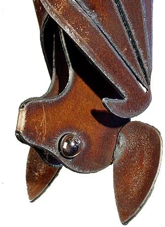 Modern Artisans Hanging Garden Bat, American Handmade: Closed Wings, Facing Left