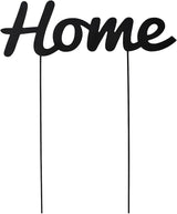 Metal Letters Garden Stakes Yard Art Word Sign Lawn Decoration Indoor Outdoor Plant Pot Decor Decorative Stick for Patio Pathway Flower Bed (home)