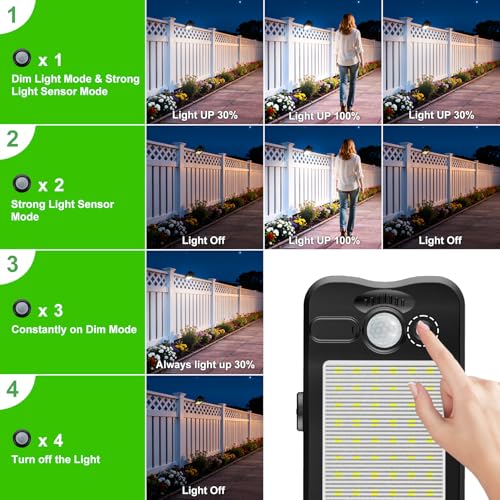 Tryme Solar Clip-On Light with Motion Sensor, 2-Pack