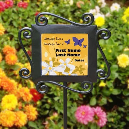 GiftsForYouNow in Loving Memory Personalized 28 x 8.5 Inch Memorial Garden Stake