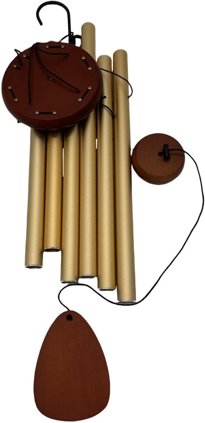 37 Inch Deep Tone Wind Chimes for Outside, Memorial Wind Chimes for Loss of Loved One, Large Gold Metal Wind Chimes for Garden Decor, Sympathy Gifts for Bereavement, Outdoor Chimes