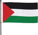Evergreen Palestine Flag 3x5 flag Outdoor Double Sided, Nation Flags for Outside with Grommets, Palestinian Flag 3-Ply Banners for Garden Patio, Indoor Wall Decor for Room, Works with Standard Estate Flag Poles