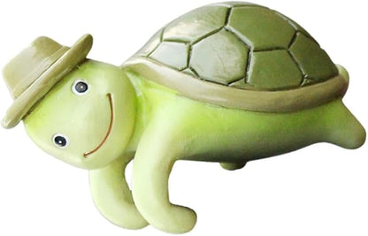 ERINGOGO Resin Turtle Plant Decoration Cute Climbing Tortoise Ornament for Outdoor Plants Weather-Resistant Garden Statue Charming Decor for and Flowers