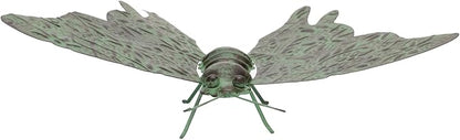 Melrose International Iron Butterfly Garden Decor - Distressed Metal Wall Art & Outdoor Accent Green