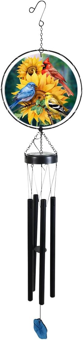 Briarwood Lane Birds in the Garden Illuminated Wind Chime
