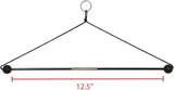 In the Breeze Garden Flag Accessory - Attached Ring for Easy Hanging - Holds up to 12.5 Inch Flags, black,4919
