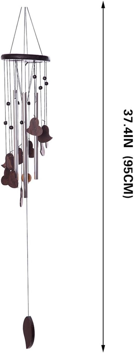 Hand Tuned Aluminum Feng Shui Wind Chime for Patio, Garden, Terrace and Balcony - Beautiful Outdoor Decor WIN-YX26H