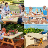 homing Rectangle Table Cloth Cover 4 Foot Elastic Fitted Tablecloth