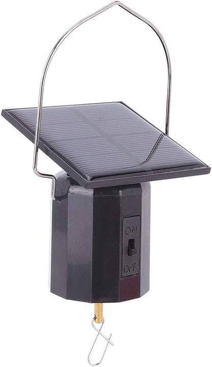 Solar Powered Wind Spinner Motor, Solar Powered Wind Chime Ornament Hanging Rotating Motor for Hanging Display Garden Yard Patio Lawn Outdoo