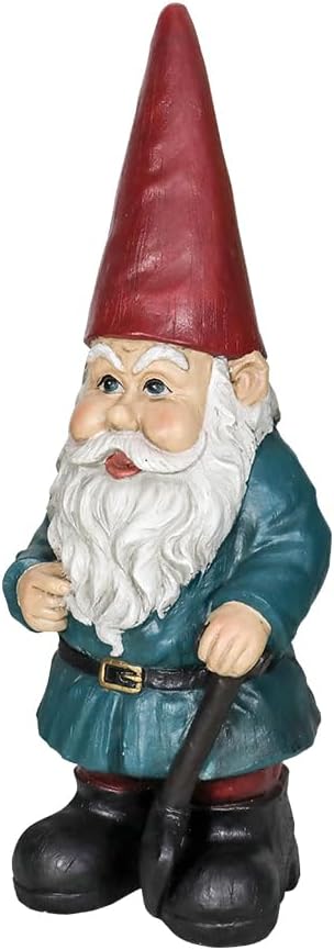 SKYFIRE 34.4” H Outdoor Garden Statues - Concrete Yard Decorations Statues with Santa Claus Design for Home Decor, Christmas Lawn Ornament for Garden, Yard, Park Xmas Party - Christmas Garden Gifts