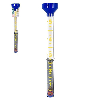 Headwind EZRead 26” Giant Professional Outdoor rain Gauge, USA Made Heavy Duty All Weather Freeze Proof mountable with Float, Dark Blue (820-0020)