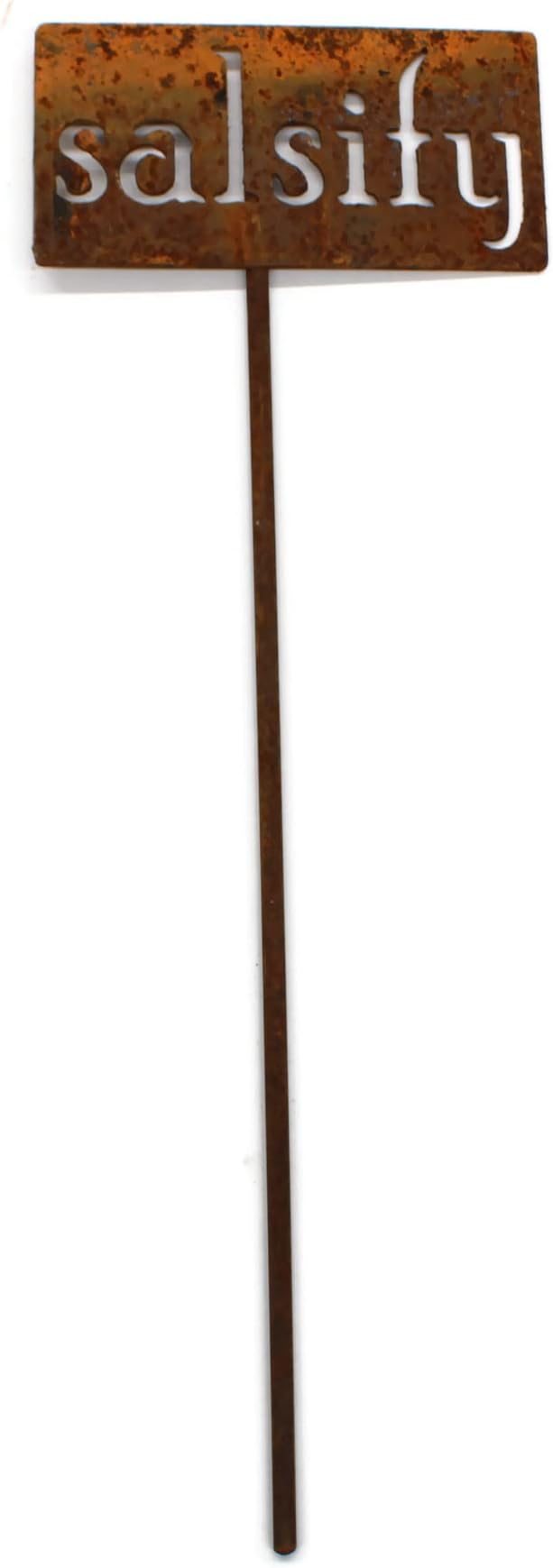 Classic Metal Garden Markers 19 Inches Tall (salsify, Naturally Rusted)
