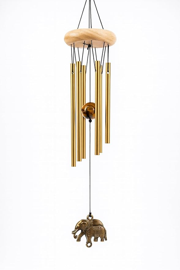 Positive Vibes Wind Chime (15 Inch) with Soothing Melody – Elegant Wind Bells for Home, Balcony, Garden, Patio & Outdoor Décor
