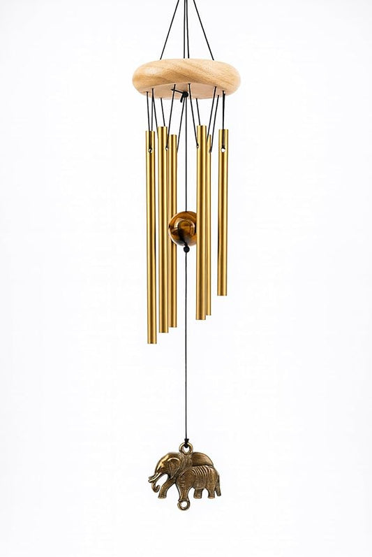 Positive Vibes Wind Chime (15 Inch) with Soothing Melody – Elegant Wind Bells for Home, Balcony, Garden, Patio & Outdoor Décor