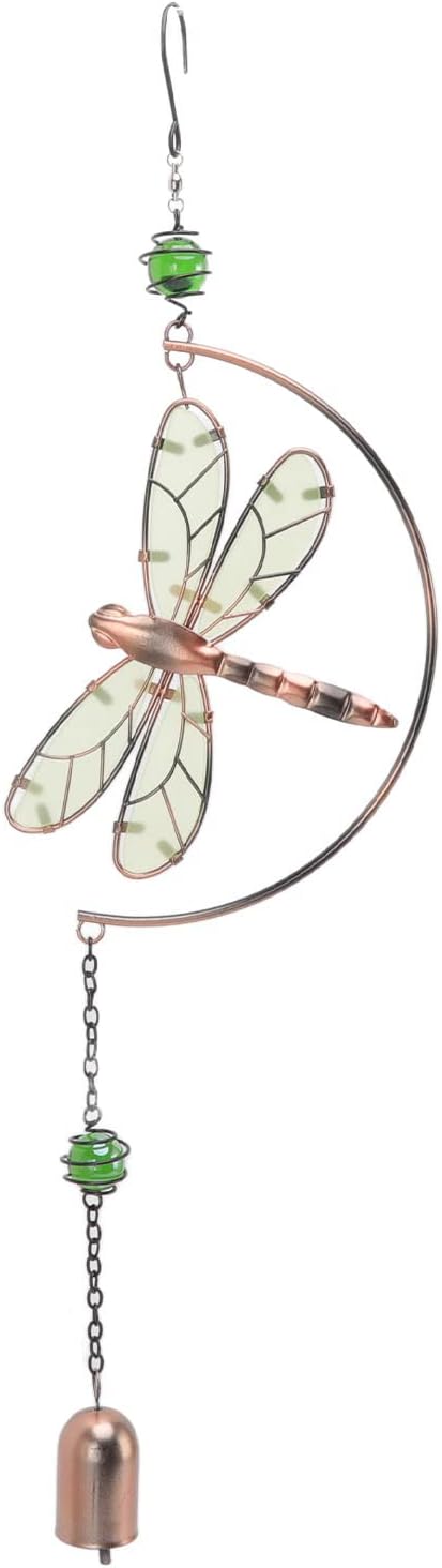 Dragonfly Wind Chimes Garden Gifts, Window Hanging Ornaments, Outside Wind Chimes Dragonfly Ornaments with , Garden Suncatchers Home Decoration for Balcony, Yard, Patio