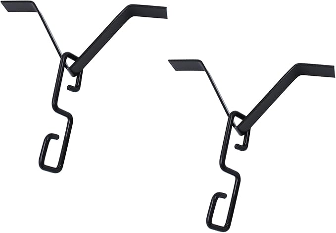 Rain Chains Gutters Adapter Clip, Rain Chain Water Diverter Accessories,Roof Gutter V Style Rain Chain Connector Hook 2Pcs