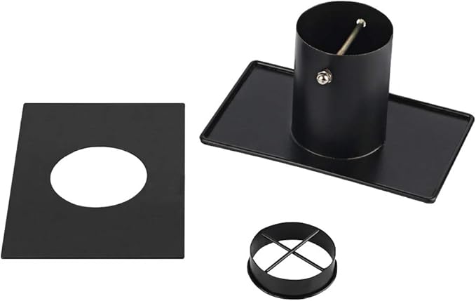 Tfro & Cile Rain Chain Gutter Adapter Black Installer Standard Installation Suit for Downspout Outlet
