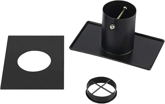 Tfro & Cile Rain Chain Gutter Adapter Black Installer Standard Installation Suit for Downspout Outlet