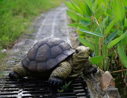 Garden Turtle Statue Decoration, Large Realistic Tortoise Figurine, Outdoor Lawn Ornament Garden Outdoor Courtyard, Lawn Landscape, Swimming Pool Decoration, Festival and Birthday Gifts